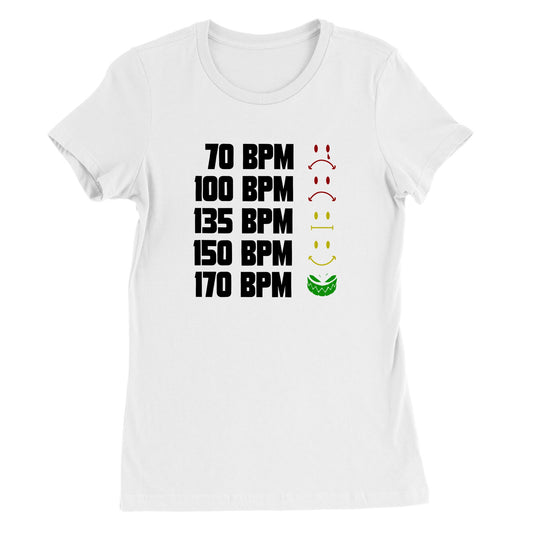 BPM - Premium Damen-T-Shirt mit Rundhalsausschnitt