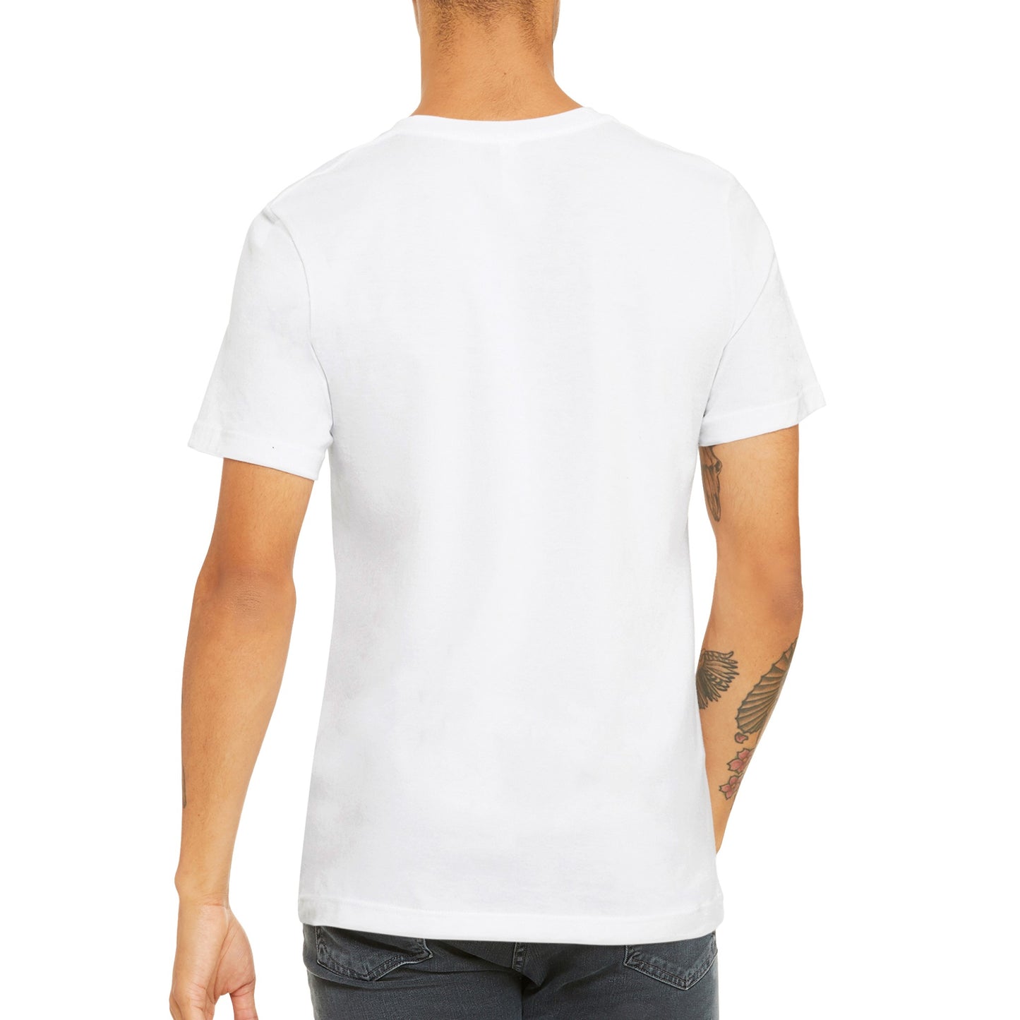 Lalalalala - Premium Männer / Unisex T-Shirt mit Rundhalsausschnitt