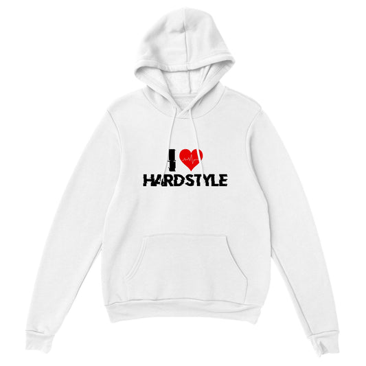 I love Hardstyle - Premium Männer / Unisex Pullover-Hoodie