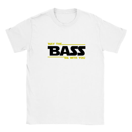 May the Bass be with you - Klassisches Kinder-T-Shirt mit Rundhalsausschnitt
