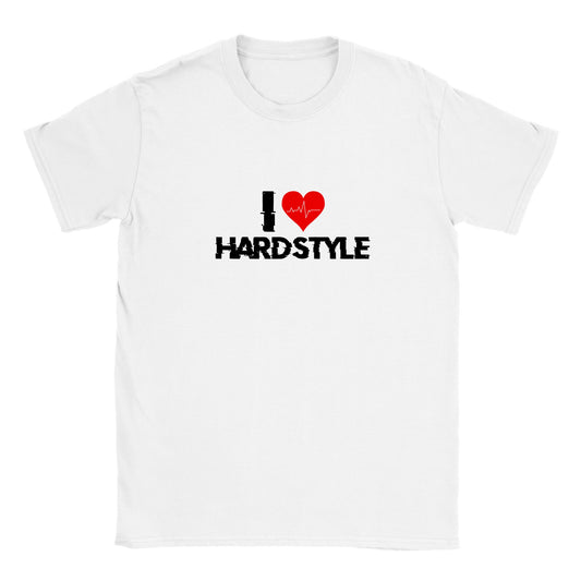 I love Hardstyle - Klassisches Kinder-T-Shirt mit Rundhalsausschnitt