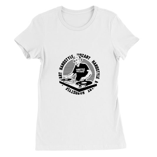 Mozart Hardstyle - Premium Damen-T-Shirt mit Rundhalsausschnitt